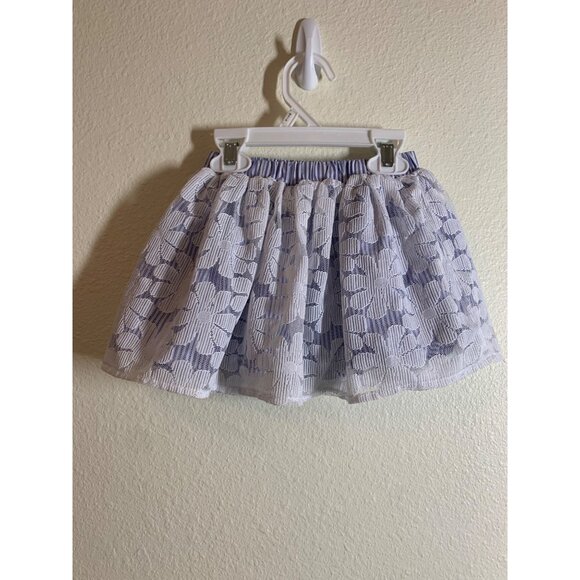 Wonder Nation Reversible Lace Skirt Toddler Girls Size 3T White Blue AC2 - Picture 1 of 4